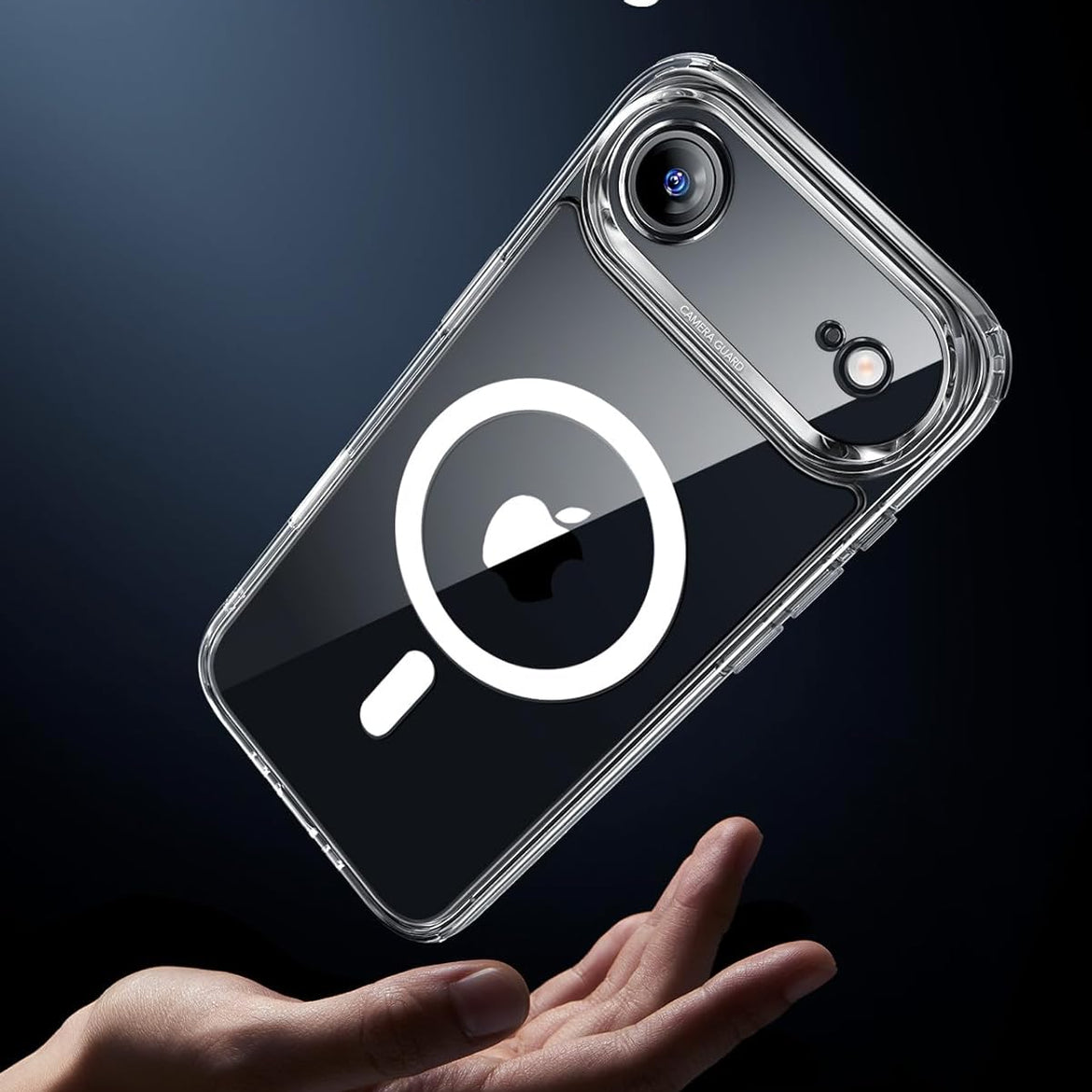ESR for iPhone 17 Pro Case, Camera Control Cover, Compatible with MagSafe Accessories, Military-Grade Drop Protection, Shock-Absorbing Air Guard Corners, Hybrid Series, Clear