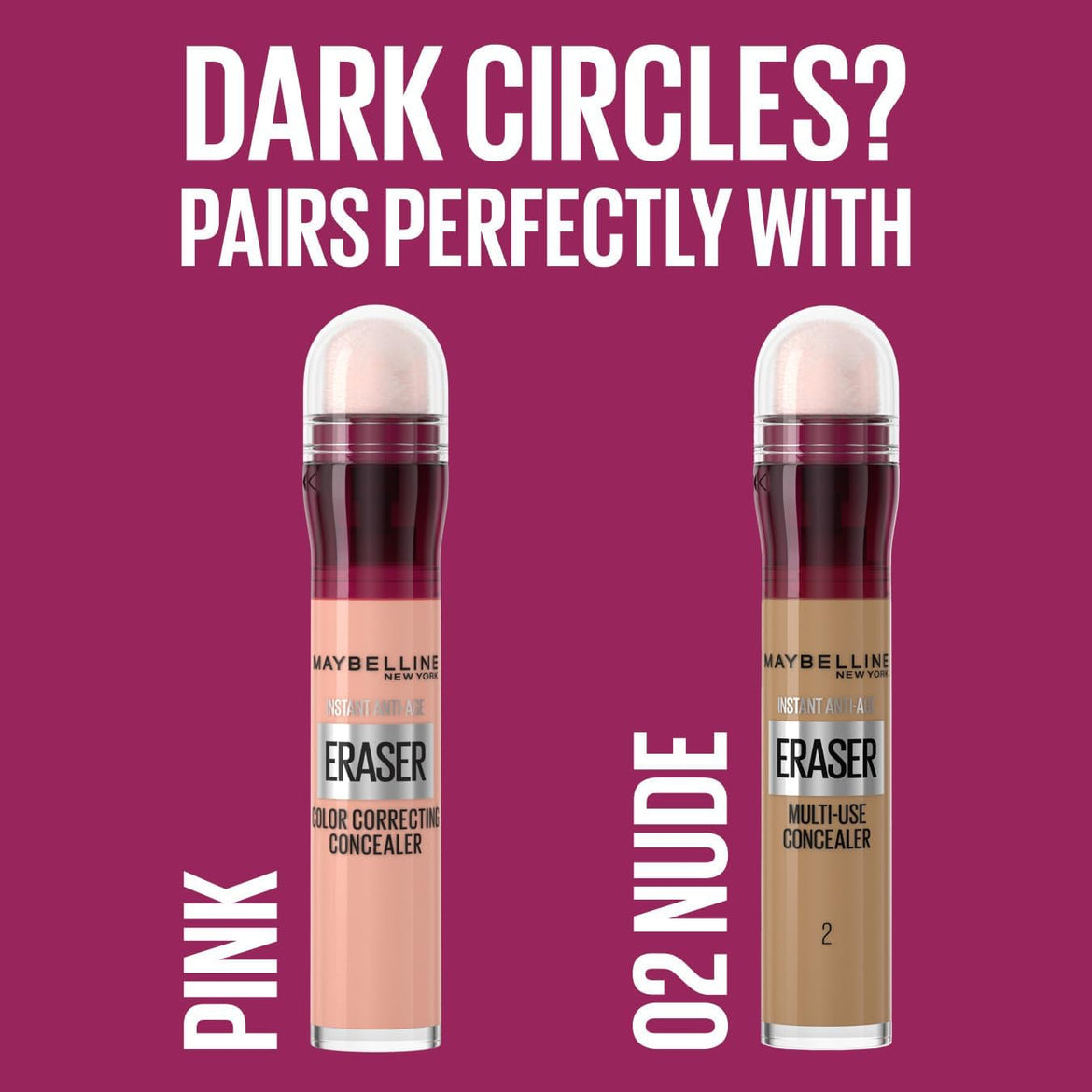 MAYBELLINE New York, Instant Age Rewind Eraser Concealer 01 - Light