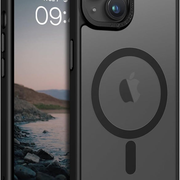 Eligo Magnetic Case for iPhone 11, Compatible with MagSafe Shockproof Protection Cover, Translucent Matte Phone Case with Strong Magnet, Slim Case for Apple 11 6.1 Inch (2019)(Black)