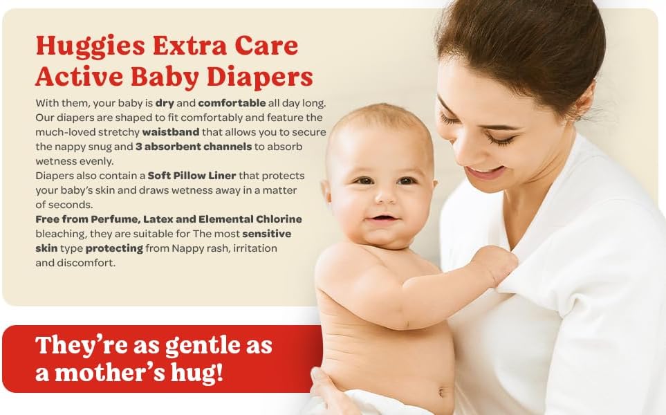 Huggies Extra Care, Size 4, 8-14 kg, Twin Jumbo Pack, 136 Diapers