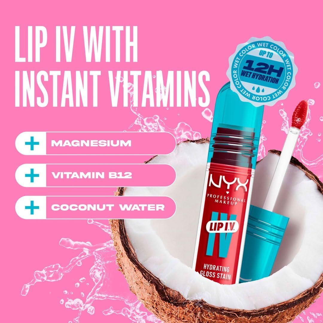 Click to see full view NYX Professional Makeup Lip IV Hydrating Gloss Stain, Lip Gloss