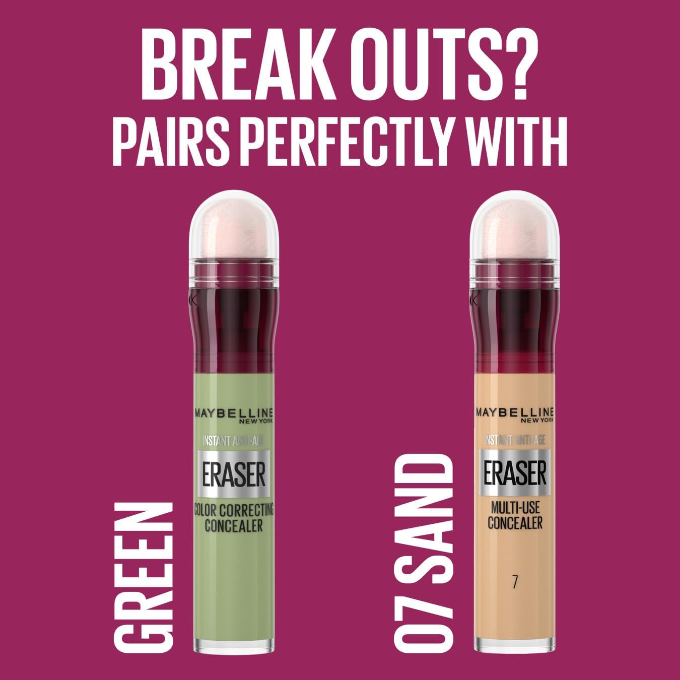MAYBELLINE New York, Instant Age Rewind Eraser Concealer 01 - Light