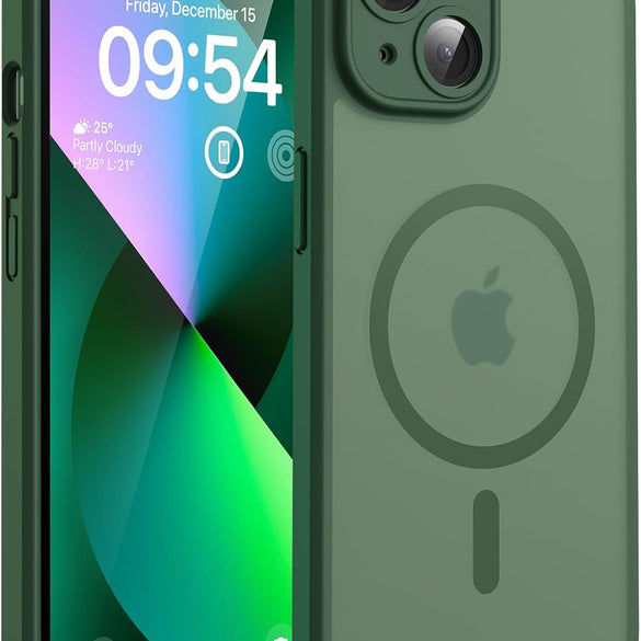 TOCOL for iPhone 17 Pro Max Case 6.9-inch, Built-in Magnetic Ring, Upgraded Camera Protection, Compatible with Magsafe, Military Grade Shockproof, Non-slip Translucent Matte Case, Black