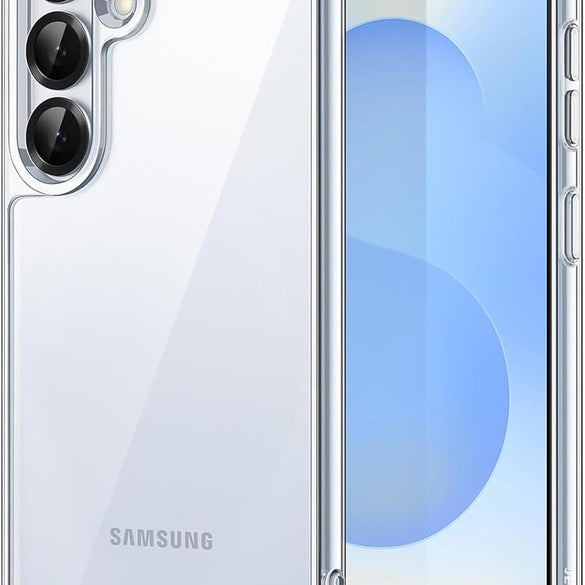JETech Case for Samsung Galaxy S25 Ultra 5G, Non-Yellowing Shockproof Bumper Protective Phone Cover, Anti-Scratch Hard PC Back (Clear)