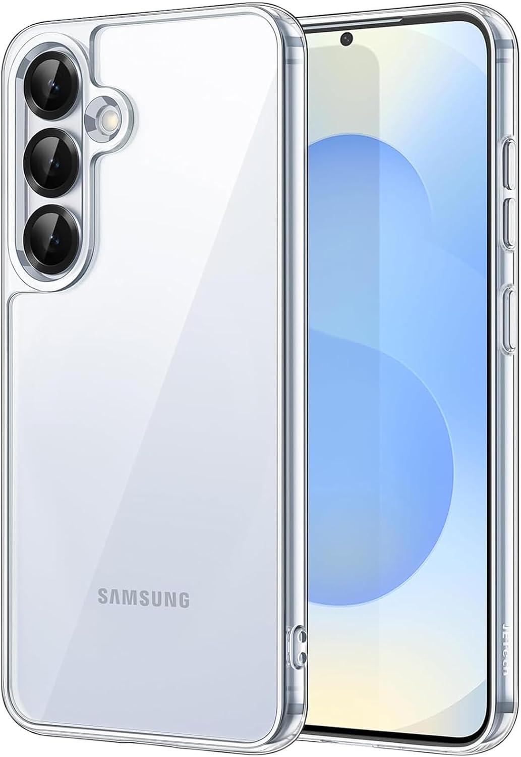 JETech Case for Samsung Galaxy S25 Ultra 5G, Non-Yellowing Shockproof Bumper Protective Phone Cover, Anti-Scratch Hard PC Back (Clear)