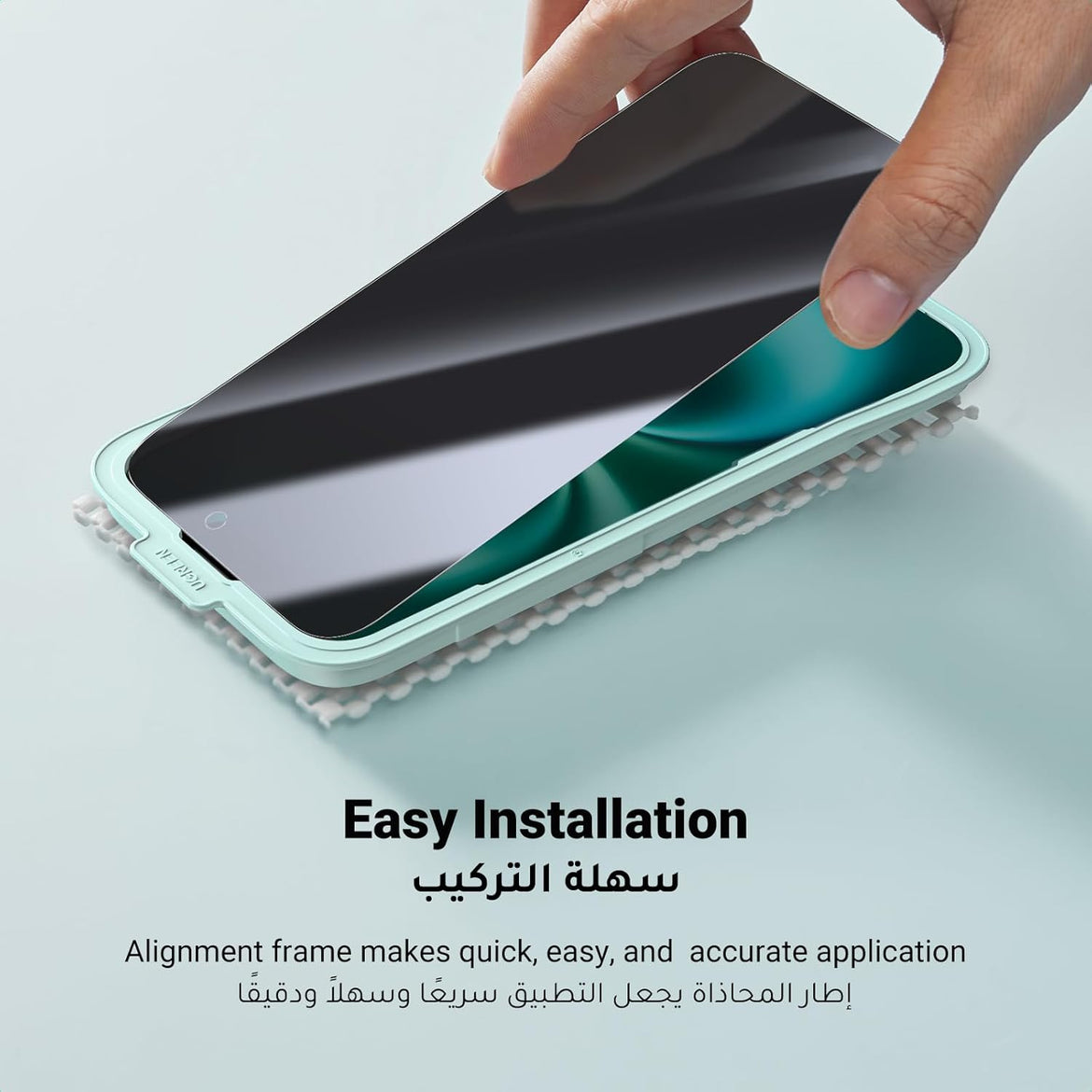 UGREEN 2 Pack for iPhone 17 Pro Max Screen Protector Privacy 6.9'' 100% Privacy Protection 1:1 Full Coverage Military Grade 9H Tempered Glass Anti-Spy Screen Protector Easy to Install