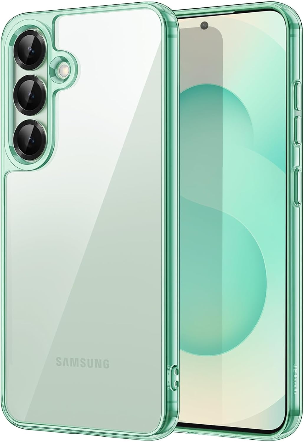 JETech Case for Samsung Galaxy S25 Ultra 5G, Non-Yellowing Shockproof Bumper Protective Phone Cover, Anti-Scratch Hard PC Back (Clear)