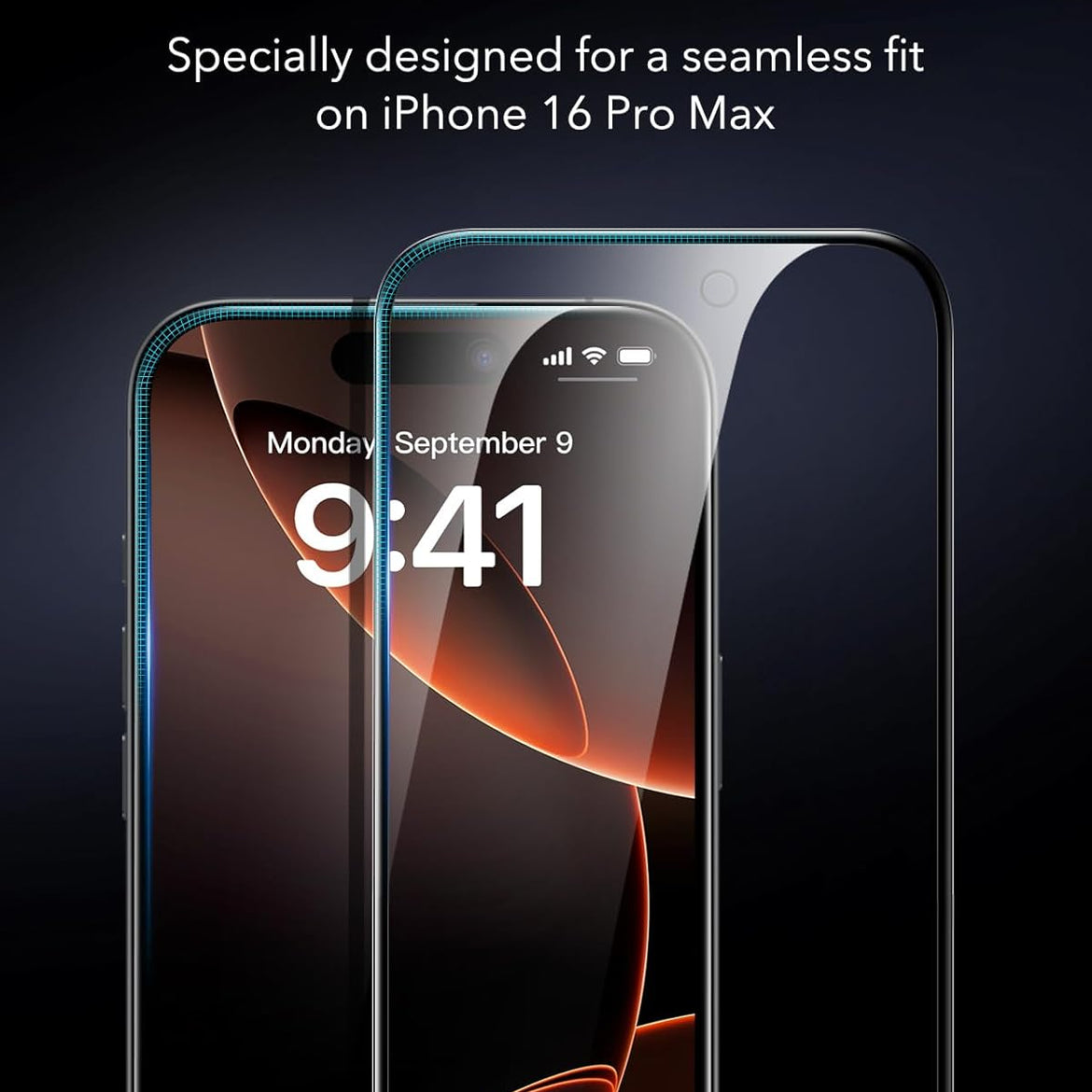 ESR 3 Pack for iPhone 17 Pro Max Screen Protectors, High Clarity, 9H Hardness Scratch Resistant, Military-Grade Tempered Glass, Shatterproof, Screen Guard with Easy Installation Tool