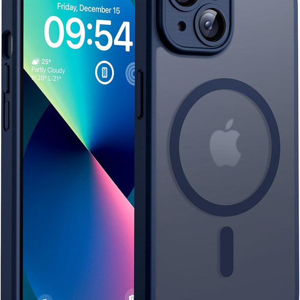 TOCOL for iPhone 17 Pro Max Case 6.9-inch, Built-in Magnetic Ring, Upgraded Camera Protection, Compatible with Magsafe, Military Grade Shockproof, Non-slip Translucent Matte Case, Black