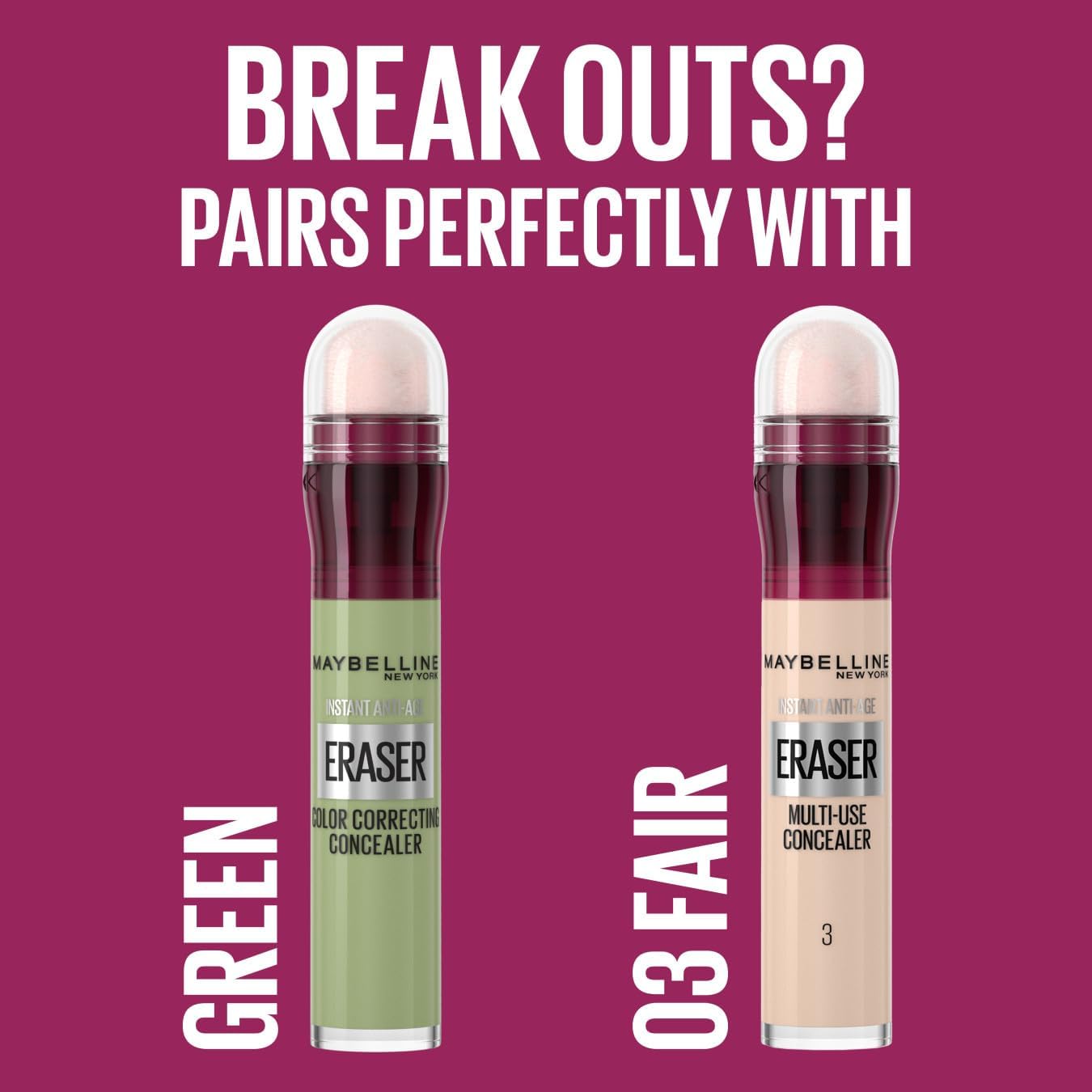 MAYBELLINE New York, Instant Age Rewind Eraser Concealer 01 - Light