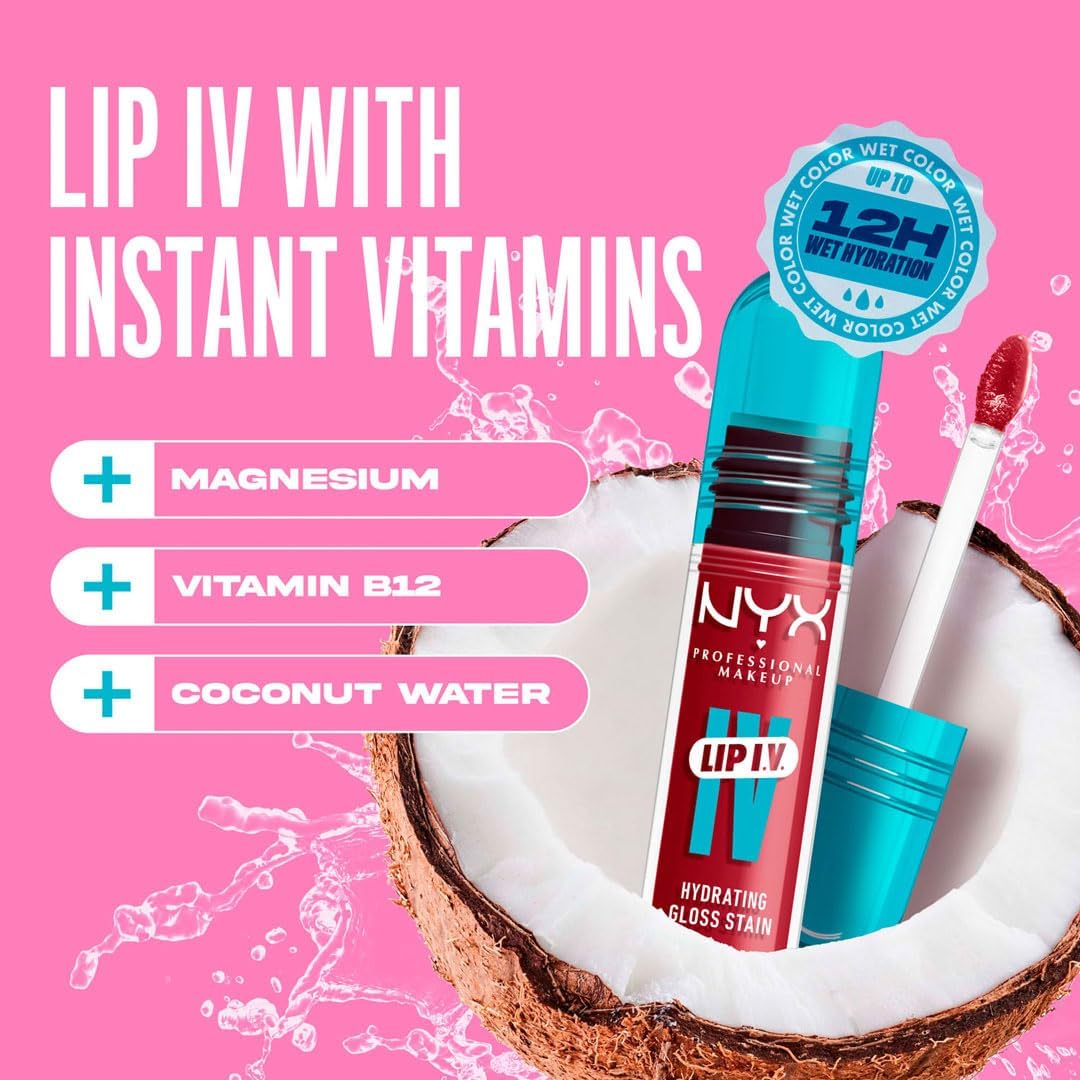 Click to see full view NYX Professional Makeup Lip IV Hydrating Gloss Stain, Lip Gloss