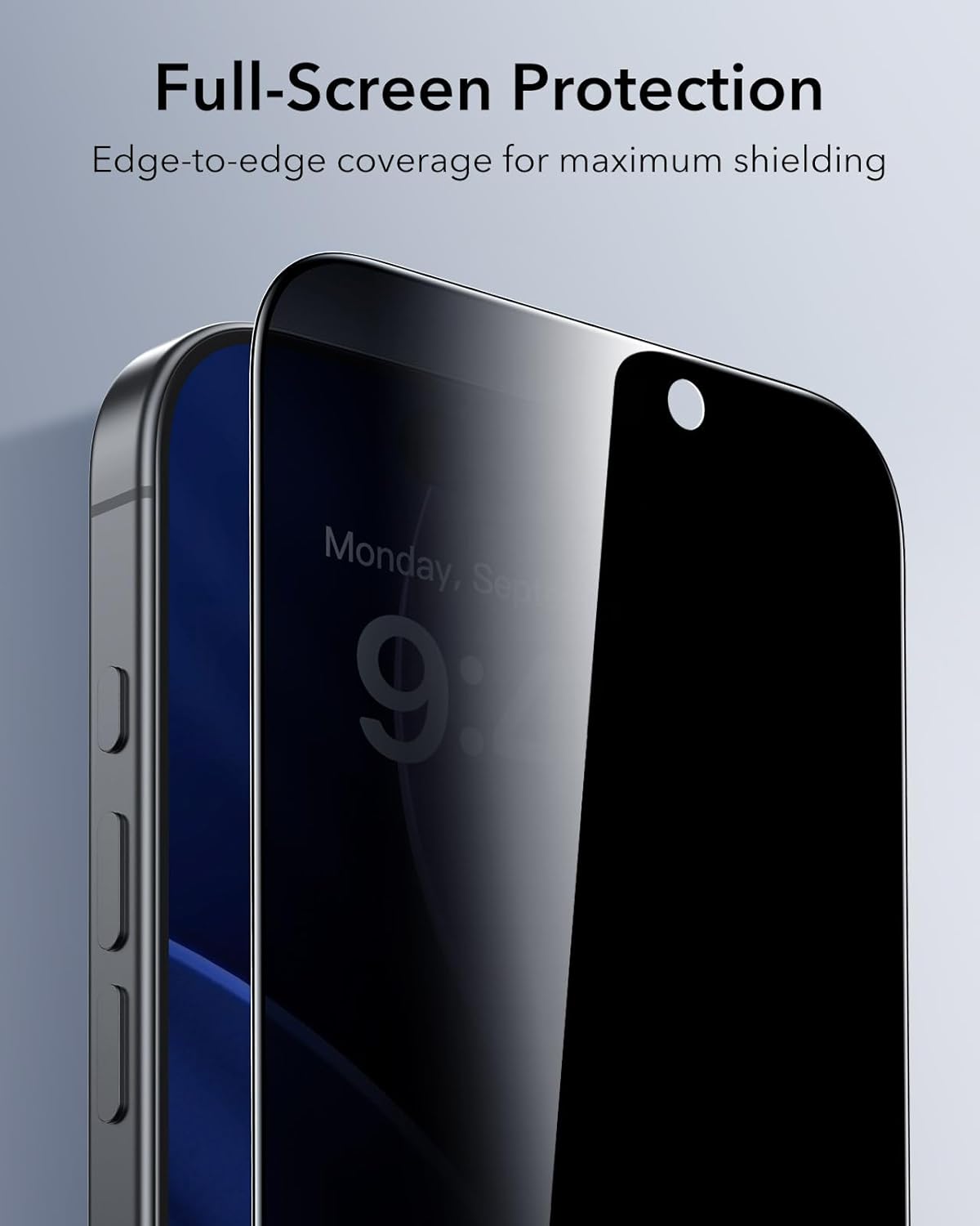 ESR 3 Pack for iPhone 17 Pro Max Screen Protectors Tempered Glass, High Clarity, 9H Hardness Scratch Resistant, Full Coverage, Military-Grade, Shatterproof, Screen Guard with Ultra Fit Tray