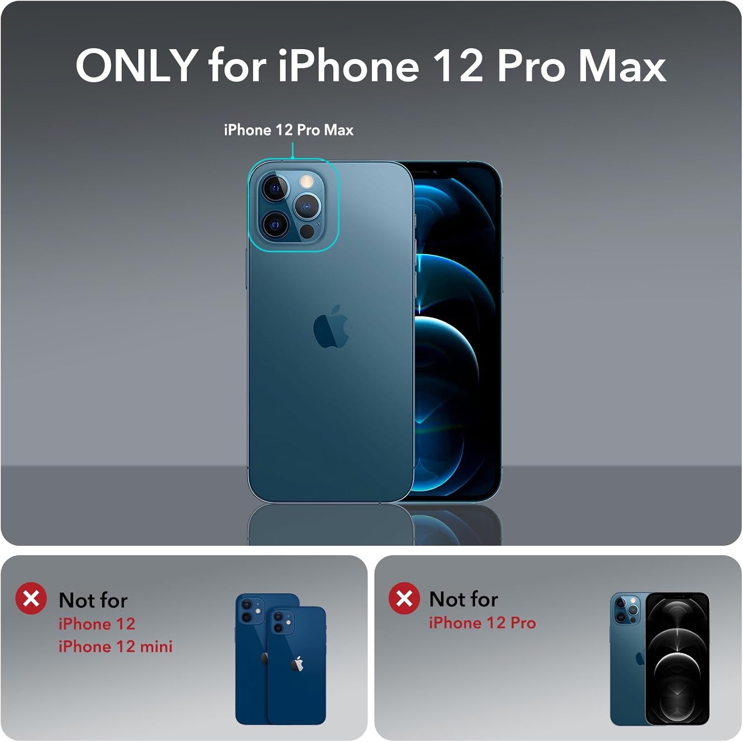 ESR 3 Pack for iPhone 17 Pro Max Screen Protectors, High Clarity, 9H Hardness Scratch Resistant, Military-Grade Tempered Glass, Shatterproof, Screen Guard with Easy Installation Tool