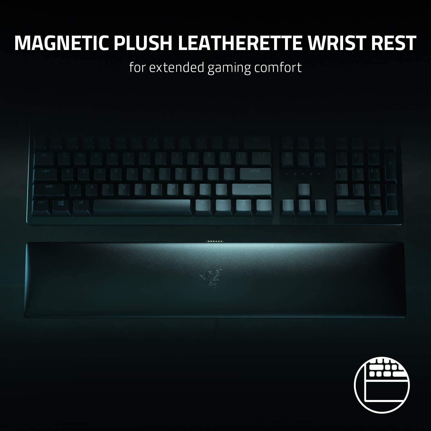 Razer Huntsman Mini 60% Compact Gaming Keyboard: Purple Switch, Clicky Optical-Mechanical Switches, Doubleshot PBT Keycaps, Detachable USB-C Cable, US Layout - Black