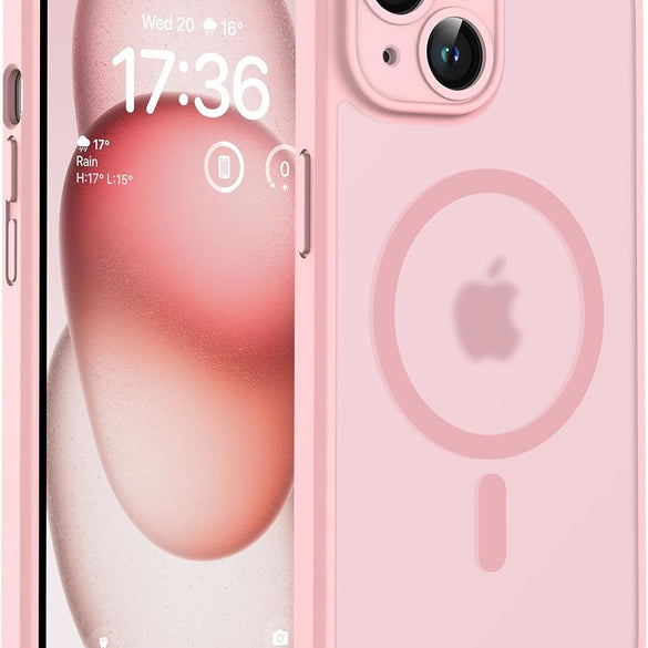 TOCOL for iPhone 17 Pro Max Case 6.9-inch, Built-in Magnetic Ring, Upgraded Camera Protection, Compatible with Magsafe, Military Grade Shockproof, Non-slip Translucent Matte Case, Black