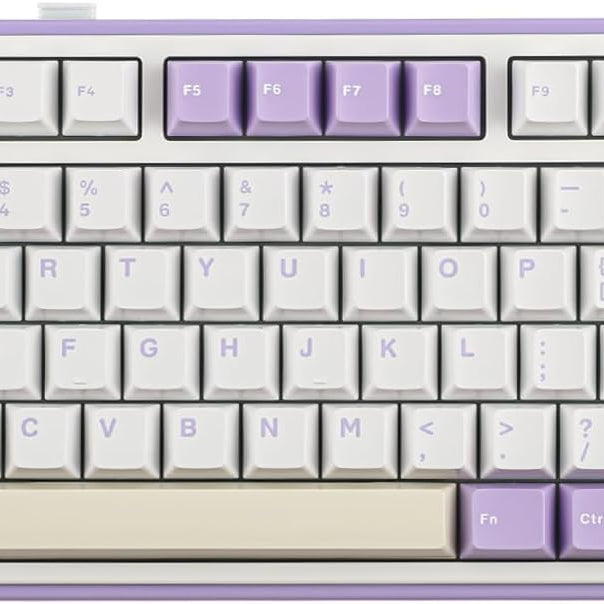 EPOMAKER x AULA F75 Gasket Mechanical Keyboard, 75% Wireless Hot Swappable Gaming Keyboard with Five-Layer Padding&Knob, Bluetooth/2.4GHz/USB-C, RGB (Black Gradient, LEOBOG Reaper Switch)