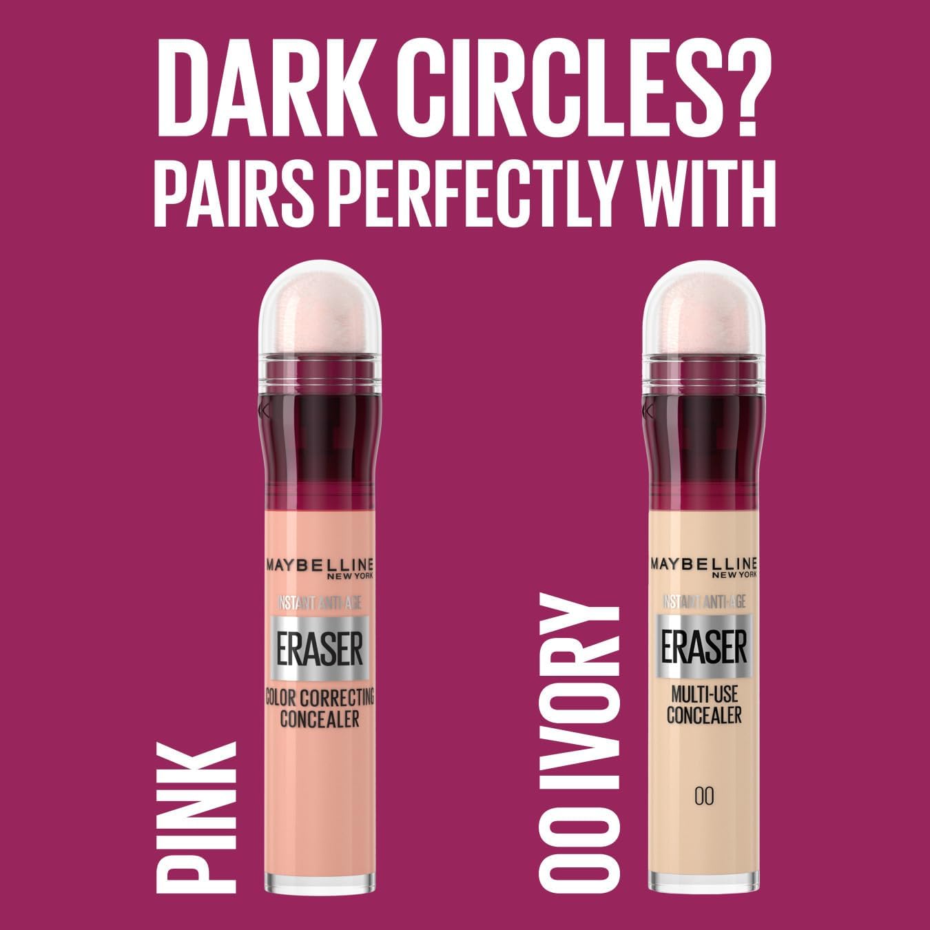 MAYBELLINE New York, Instant Age Rewind Eraser Concealer 01 - Light