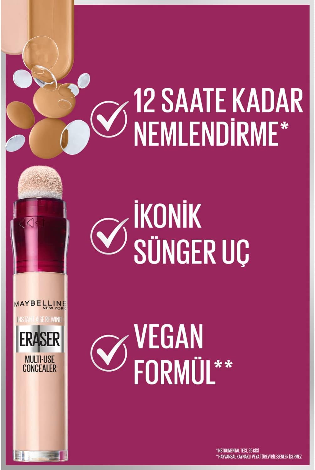 MAYBELLINE New York, Instant Age Rewind Eraser Concealer 01 - Light