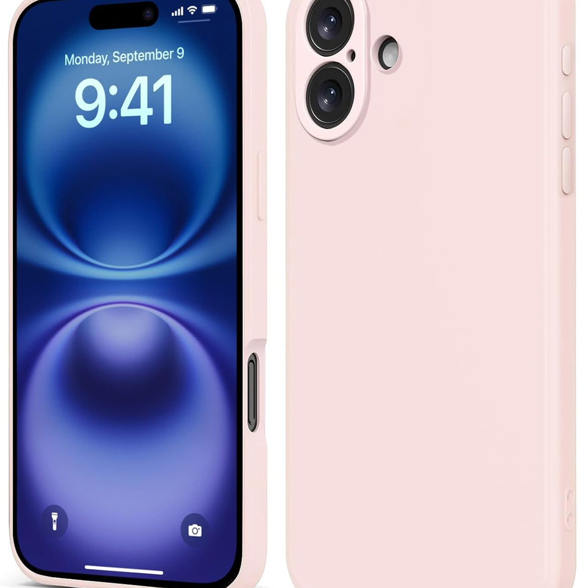INFOSUN iPhone 15 Pro Case Silicone Protective Cover, Ultra Slim Soft Silicone Gel TPU Cover, Anti-Scratch Anti-Fingerprint Case Compatible with Apple iPhone 15 Pro(6.1Inch) (2023) (Black)
