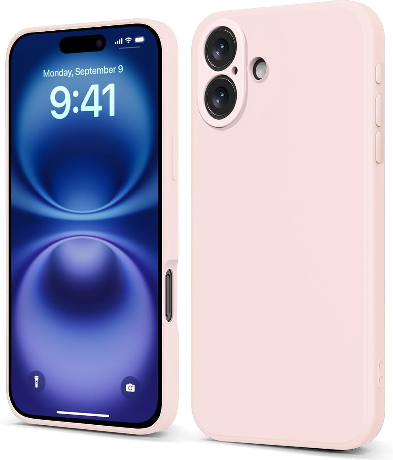 INFOSUN iPhone 15 Pro Case Silicone Protective Cover, Ultra Slim Soft Silicone Gel TPU Cover, Anti-Scratch Anti-Fingerprint Case Compatible with Apple iPhone 15 Pro(6.1Inch) (2023) (Black)