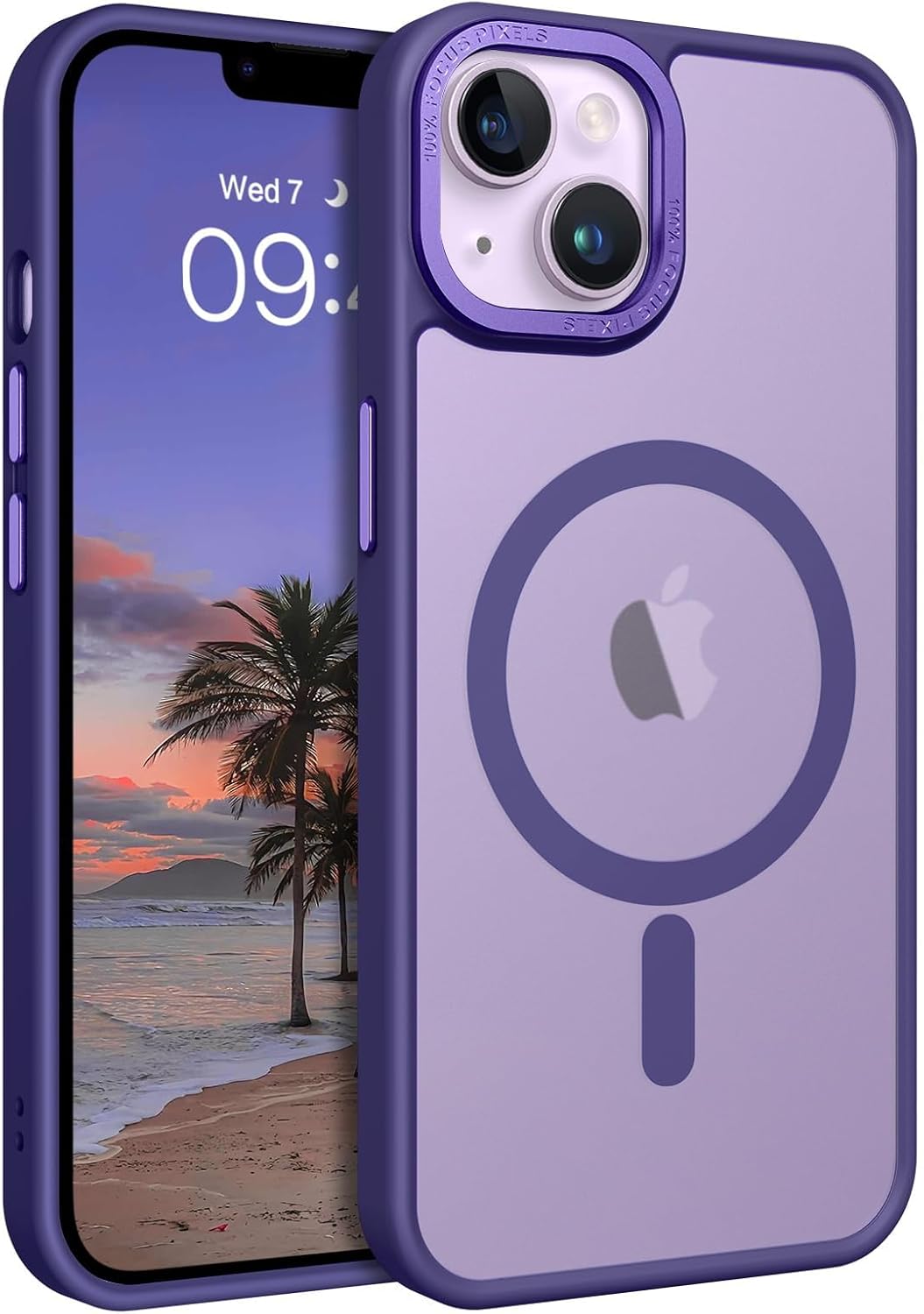 Eligo Magnetic Case for iPhone 11, Compatible with MagSafe Shockproof Protection Cover, Translucent Matte Phone Case with Strong Magnet, Slim Case for Apple 11 6.1 Inch (2019)(Black)