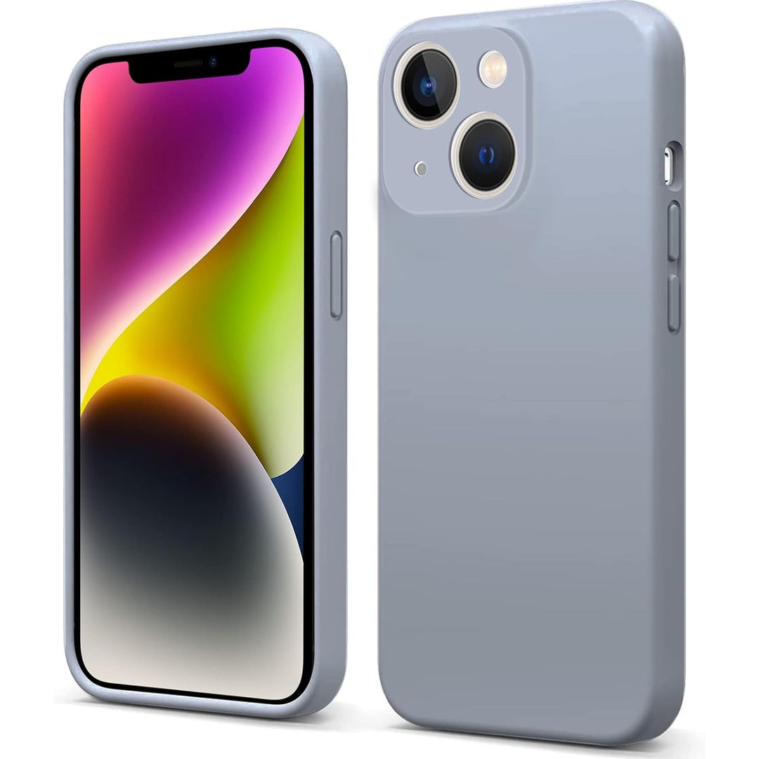 INFOSUN iPhone 15 Pro Case Silicone Protective Cover, Ultra Slim Soft Silicone Gel TPU Cover, Anti-Scratch Anti-Fingerprint Case Compatible with Apple iPhone 15 Pro(6.1Inch) (2023) (Black)