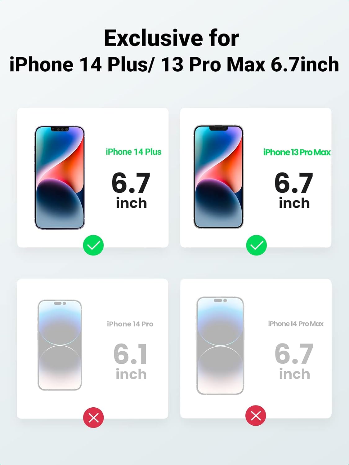 UGREEN 2 Pack for iPhone 17 Pro Max Screen Protector Privacy 6.9'' 100% Privacy Protection 1:1 Full Coverage Military Grade 9H Tempered Glass Anti-Spy Screen Protector Easy to Install