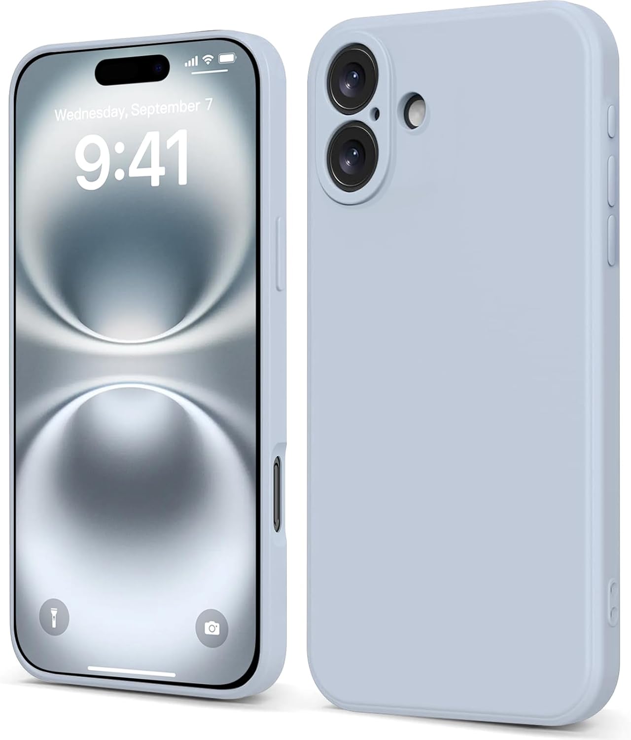 INFOSUN iPhone 15 Pro Case Silicone Protective Cover, Ultra Slim Soft Silicone Gel TPU Cover, Anti-Scratch Anti-Fingerprint Case Compatible with Apple iPhone 15 Pro(6.1Inch) (2023) (Black)