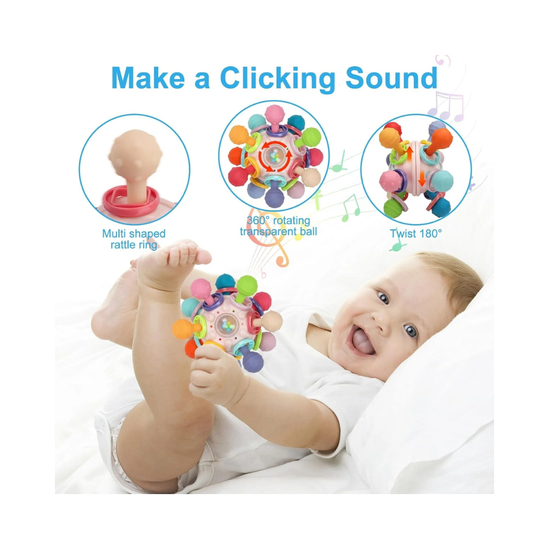 TOHIBEE Baby Montessori Sensory Toys for 0-6 6-12 Months