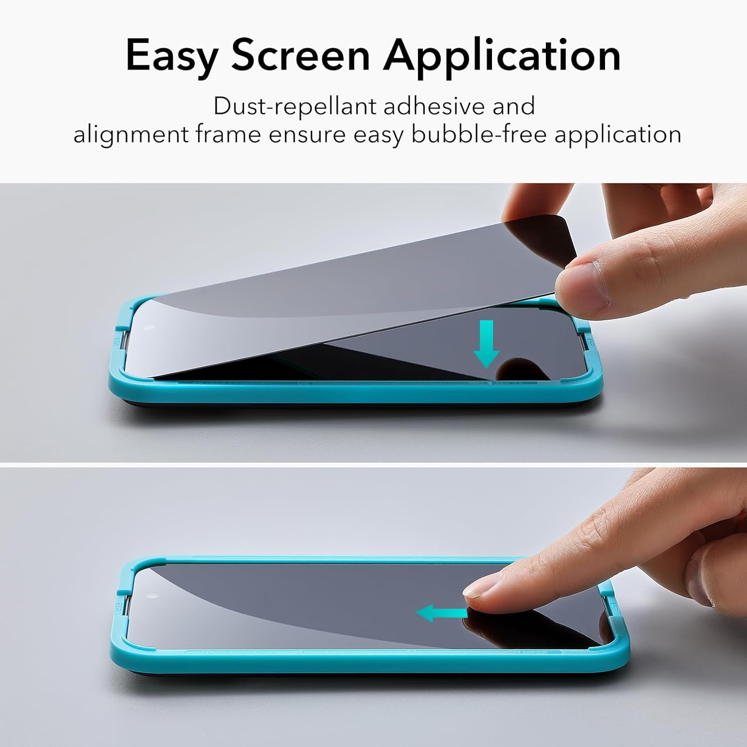 ESR 3 Pack for iPhone 17 Pro Max Screen Protectors, High Clarity, 9H Hardness Scratch Resistant, Military-Grade Tempered Glass, Shatterproof, Screen Guard with Easy Installation Tool