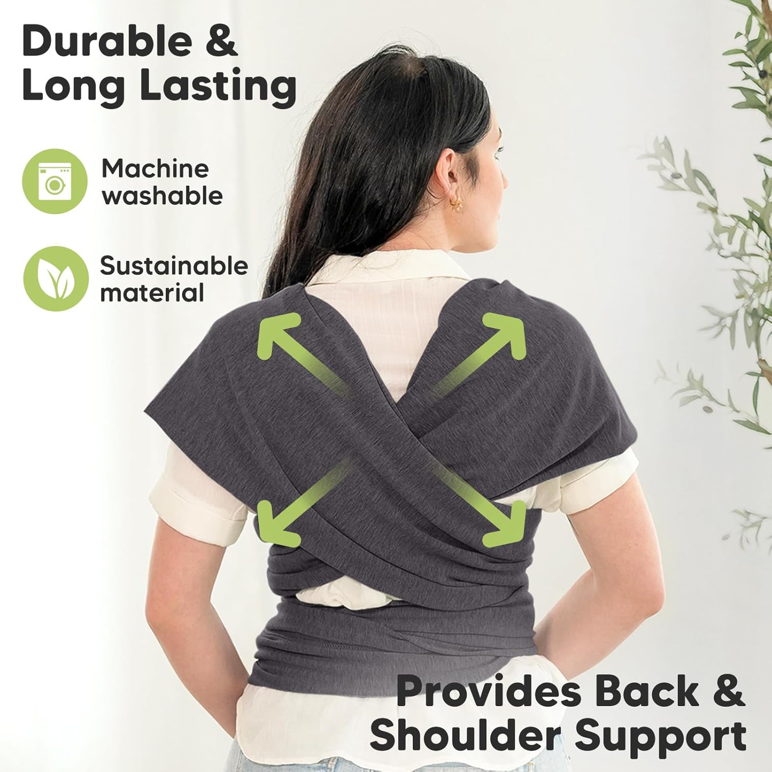 KeaBabies All-in-1 Baby Wrap Carrier Newborn and Infant