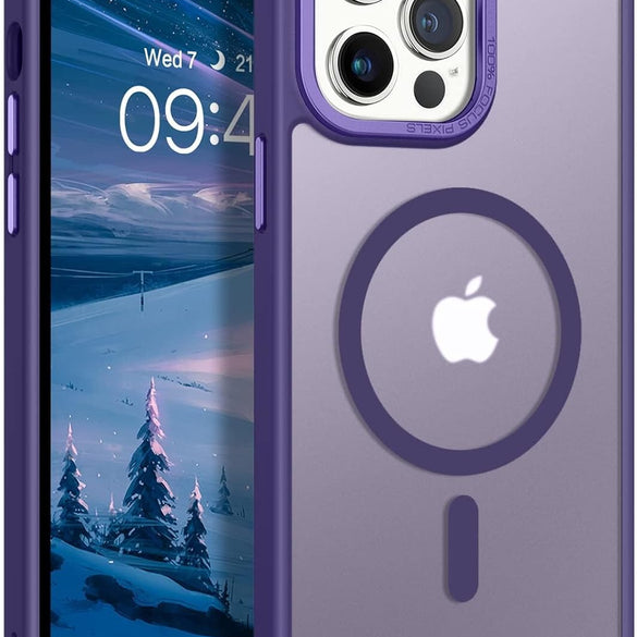 Eligo Magnetic Case for iPhone 11, Compatible with MagSafe Shockproof Protection Cover, Translucent Matte Phone Case with Strong Magnet, Slim Case for Apple 11 6.1 Inch (2019)(Black)