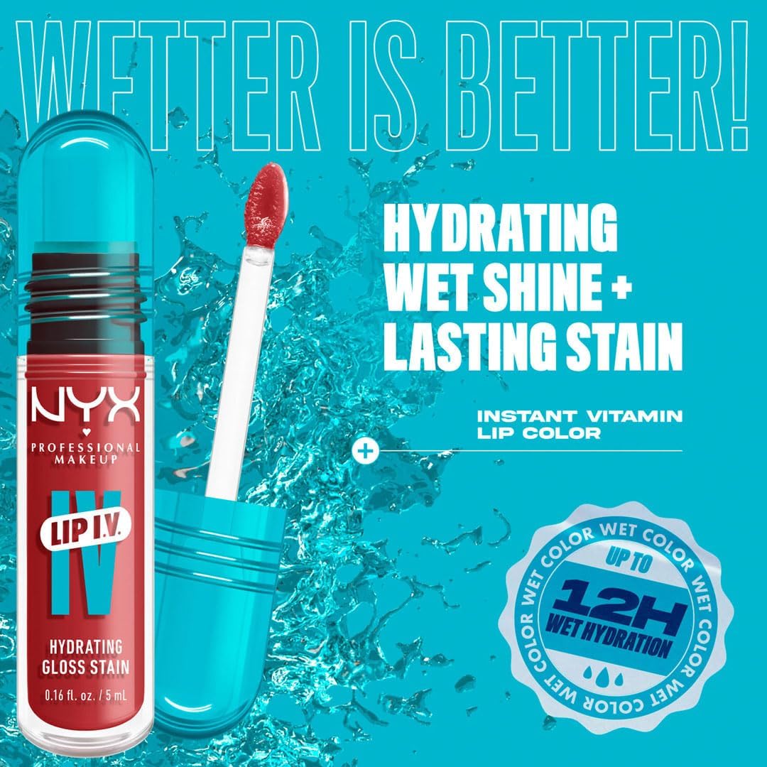 Click to see full view NYX Professional Makeup Lip IV Hydrating Gloss Stain, Lip Gloss