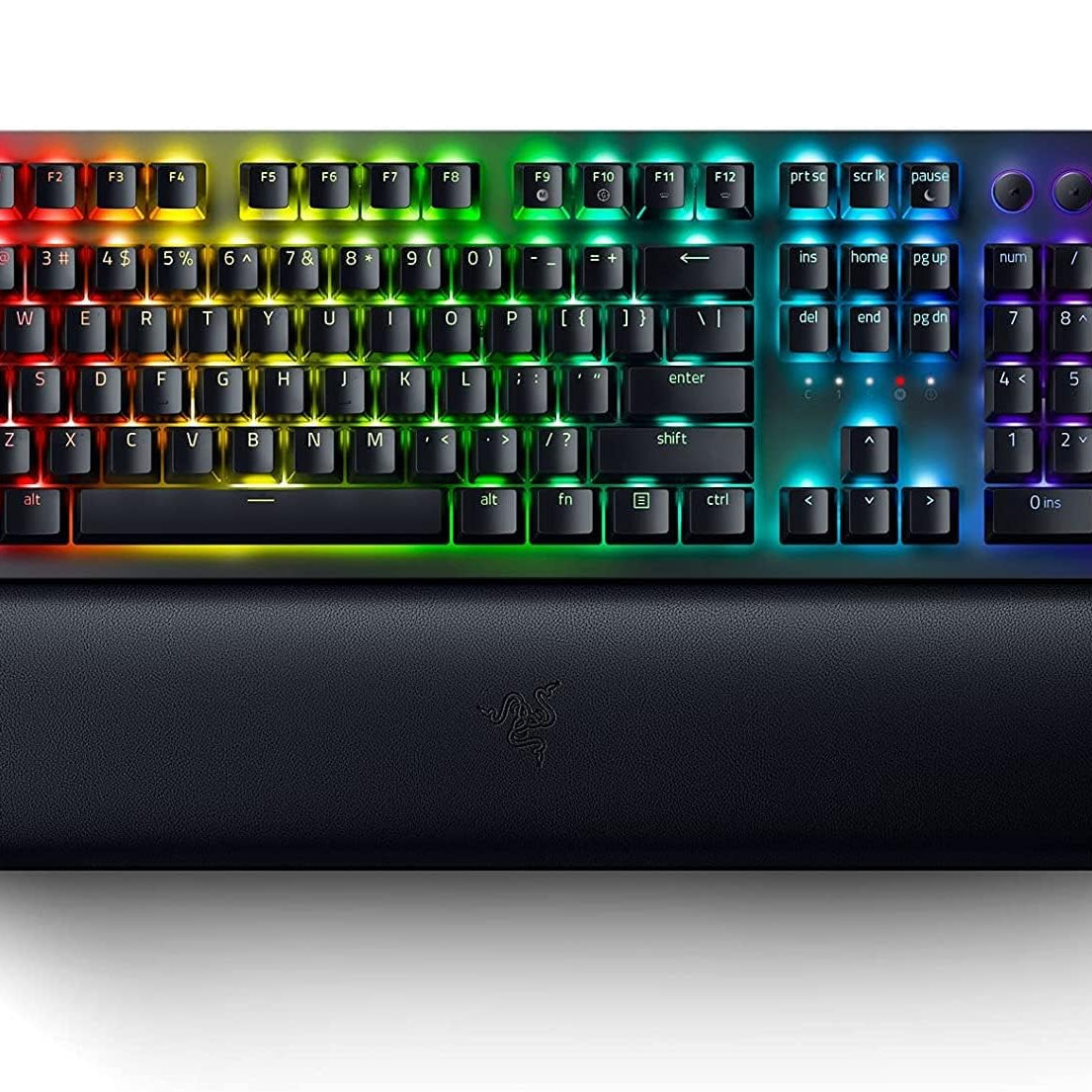 Razer Huntsman Mini 60% Compact Gaming Keyboard: Purple Switch, Clicky Optical-Mechanical Switches, Doubleshot PBT Keycaps, Detachable USB-C Cable, US Layout - Black