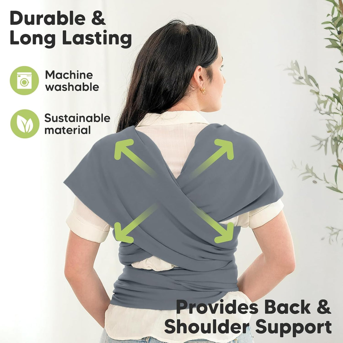 KeaBabies All-in-1 Baby Wrap Carrier Newborn and Infant