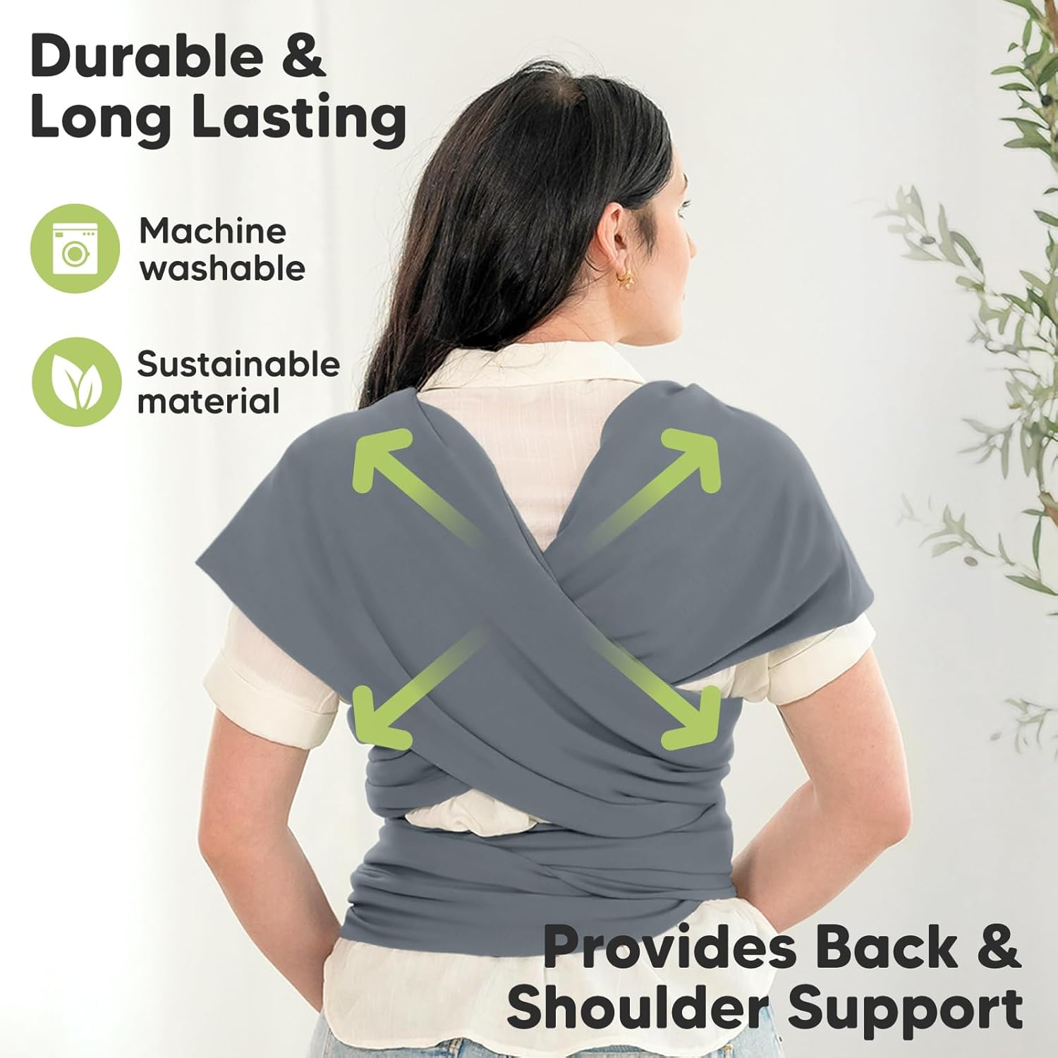 KeaBabies All-in-1 Baby Wrap Carrier Newborn and Infant