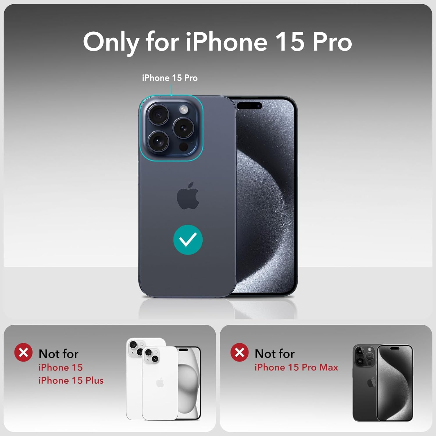 ESR 3 Pack for iPhone 17 Pro Max Screen Protectors, High Clarity, 9H Hardness Scratch Resistant, Military-Grade Tempered Glass, Shatterproof, Screen Guard with Easy Installation Tool