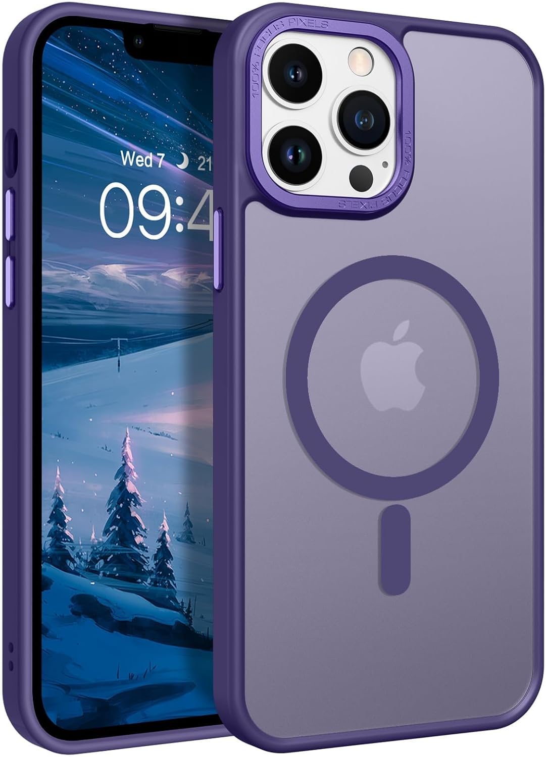 Eligo Magnetic Case for iPhone 11, Compatible with MagSafe Shockproof Protection Cover, Translucent Matte Phone Case with Strong Magnet, Slim Case for Apple 11 6.1 Inch (2019)(Black)