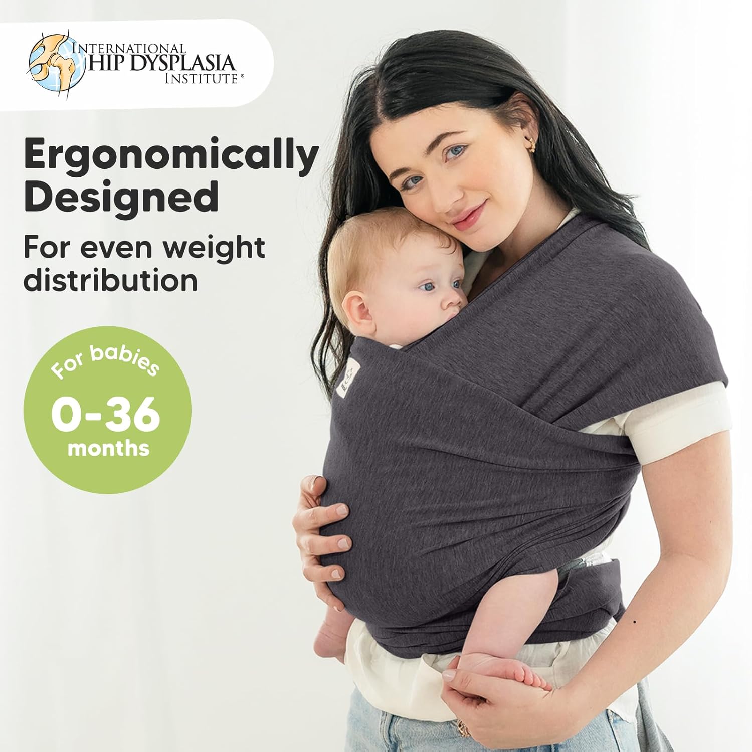KeaBabies All-in-1 Baby Wrap Carrier Newborn and Infant