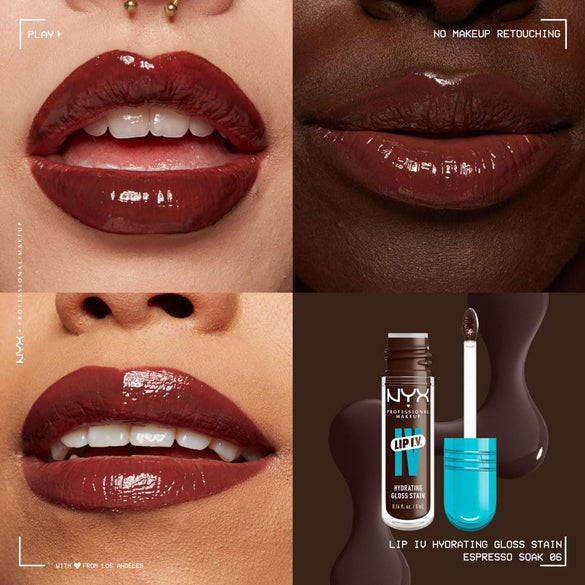 Click to see full view NYX Professional Makeup Lip IV Hydrating Gloss Stain, Lip Gloss
