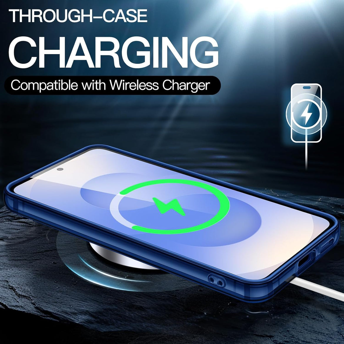 JETech Case for Samsung Galaxy S25 Ultra 5G, Non-Yellowing Shockproof Bumper Protective Phone Cover, Anti-Scratch Hard PC Back (Clear)