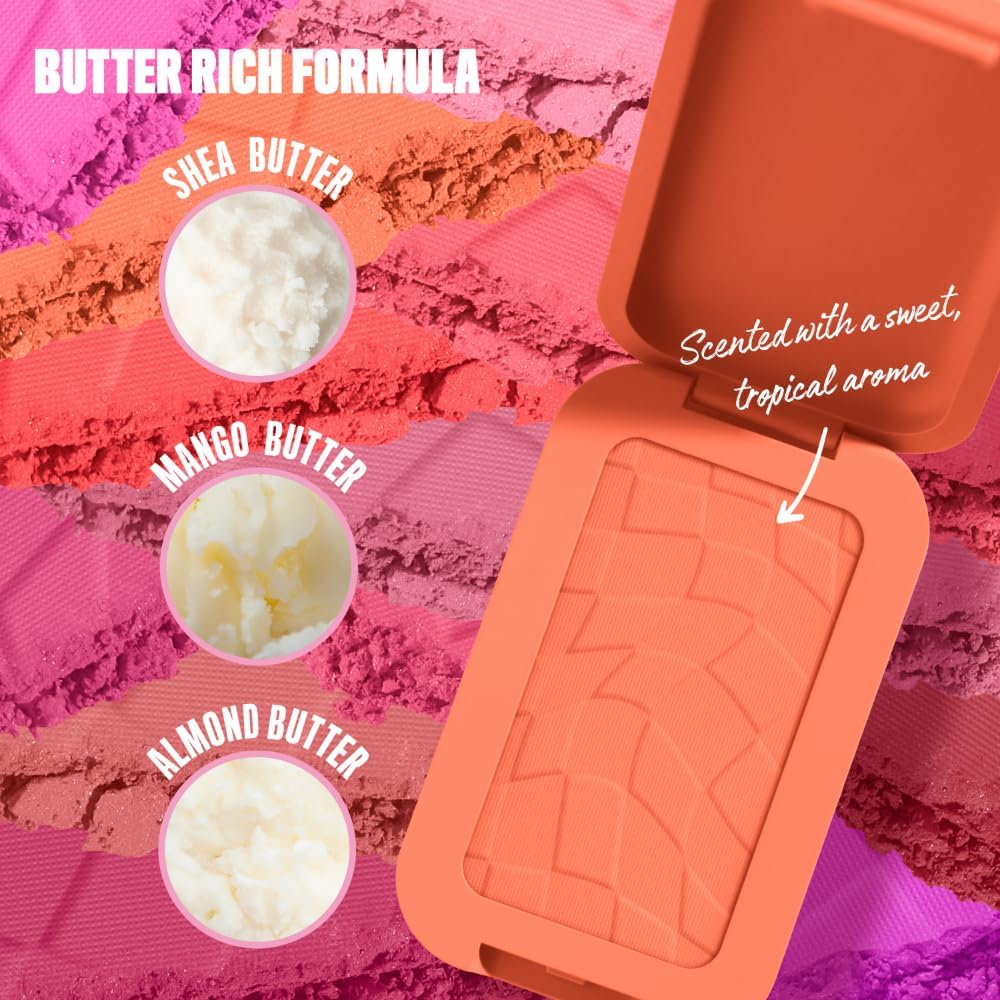 NYX Professional Makeup Buttermelt Blush, Powder Blush, up to 12 H Wear, Fade & Transfer Resistant, Butta Together
