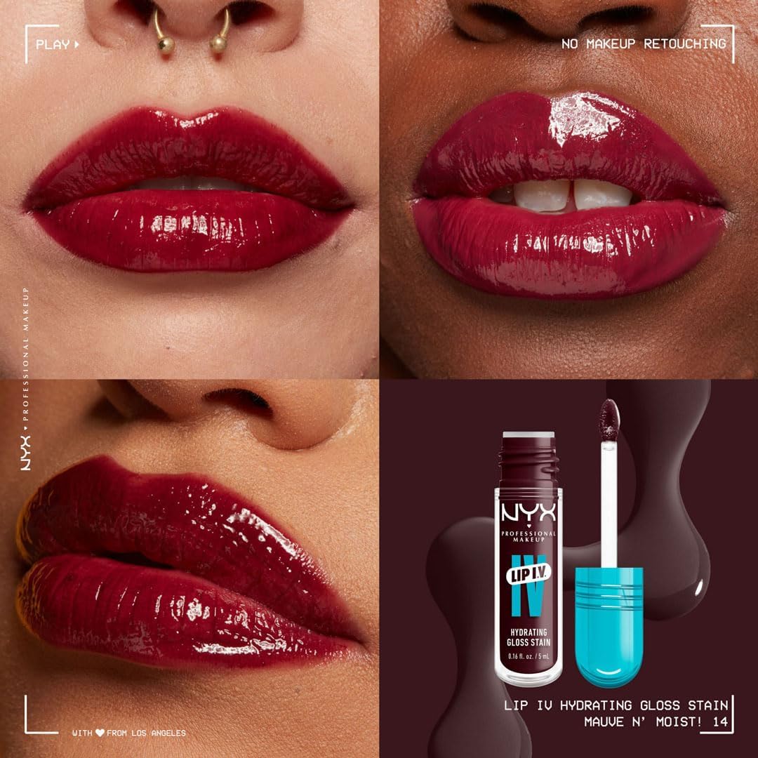 Click to see full view NYX Professional Makeup Lip IV Hydrating Gloss Stain, Lip Gloss