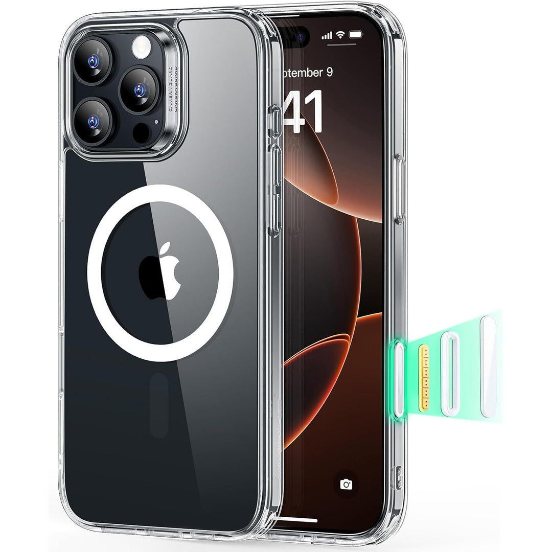 ESR for iPhone 17 Pro Case, Camera Control Cover, Compatible with MagSafe Accessories, Military-Grade Drop Protection, Shock-Absorbing Air Guard Corners, Hybrid Series, Clear