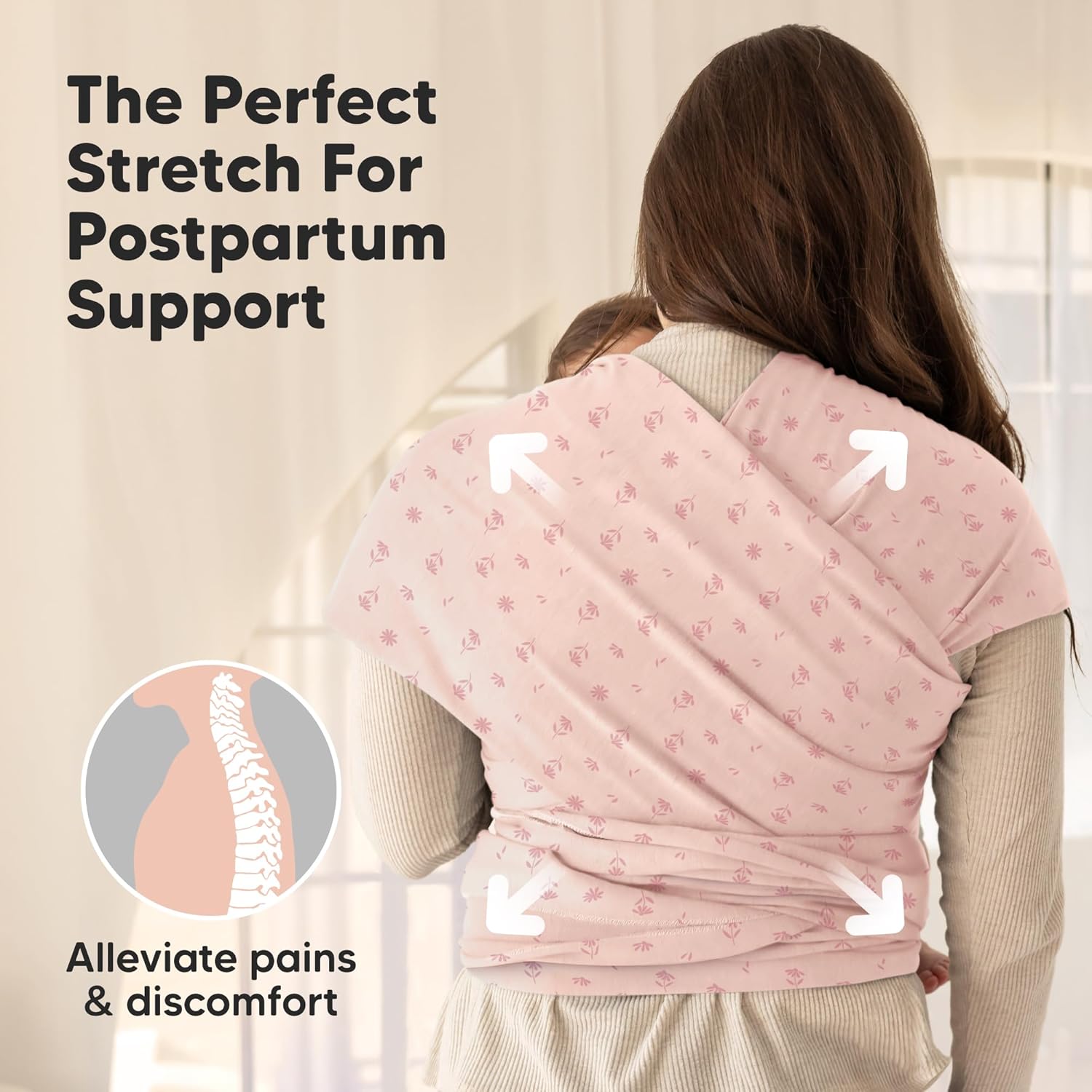 KeaBabies All-in-1 Baby Wrap Carrier Newborn and Infant