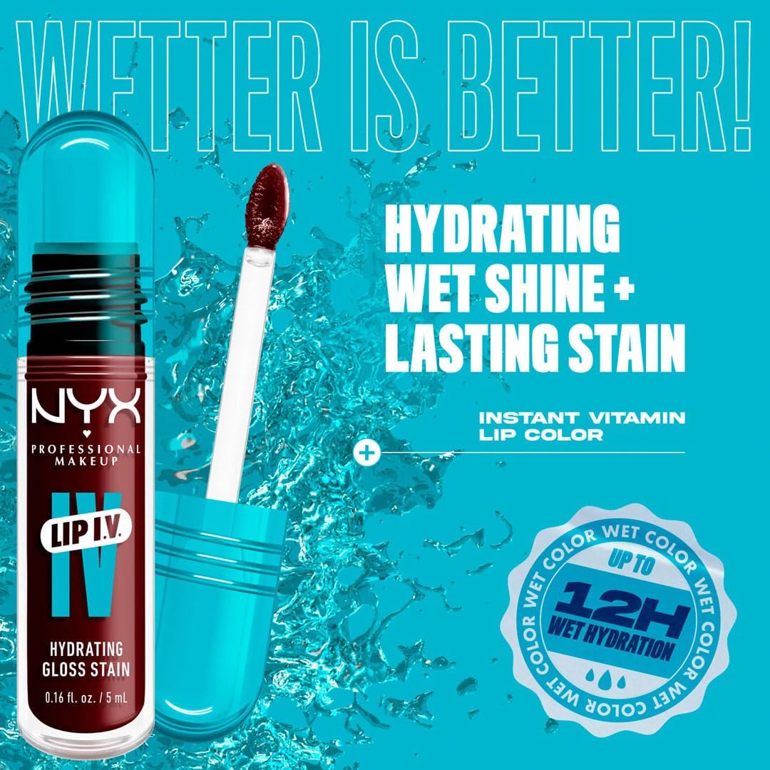 Click to see full view NYX Professional Makeup Lip IV Hydrating Gloss Stain, Lip Gloss