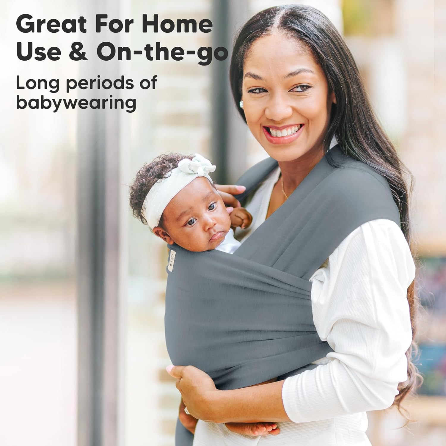 KeaBabies All-in-1 Baby Wrap Carrier Newborn and Infant