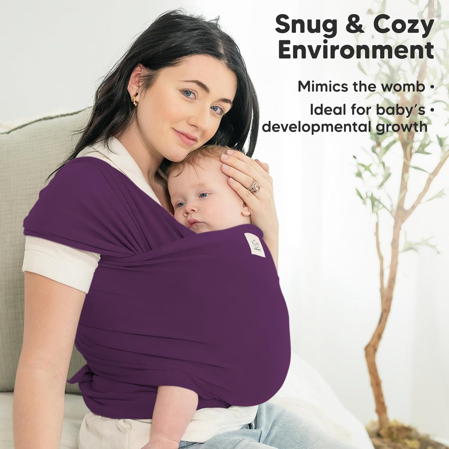 KeaBabies All-in-1 Baby Wrap Carrier Newborn and Infant