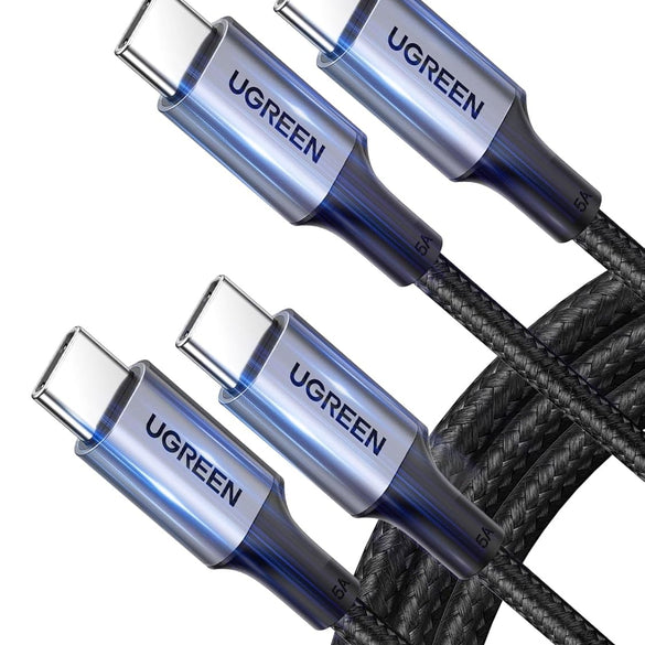 UGREEN USB C to USB C Cable 60 W PD 3.0, PPS USB-C Charging Cable Compatible with iPhone 17 Pro Max, iPhone Air, iPhone 16 15 Pro Max, Galaxy S25 S24 MacBook Air M2 iPad Pro, Air 5/Mini, Pixel 9 etc