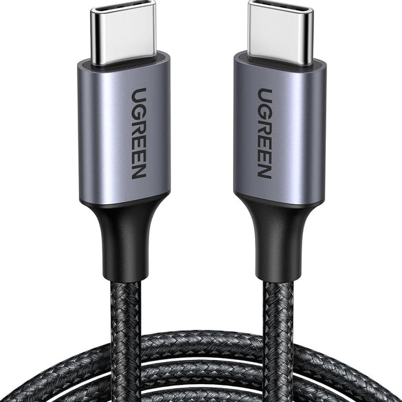 UGREEN USB C to USB C Cable 60 W PD 3.0, PPS USB-C Charging Cable Compatible with iPhone 17 Pro Max, iPhone Air, iPhone 16 15 Pro Max, Galaxy S25 S24 MacBook Air M2 iPad Pro, Air 5/Mini, Pixel 9 etc